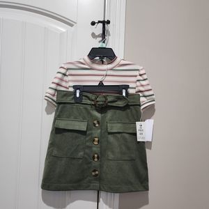Toddler skirt & shirt set